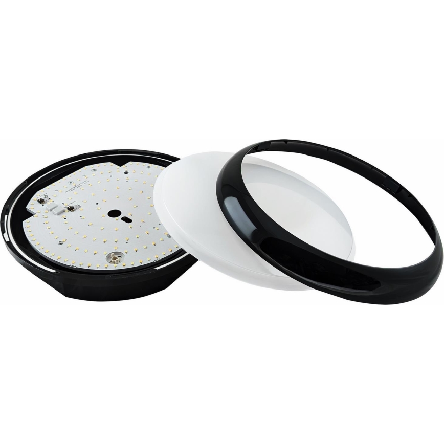 Plafonnier extérieur à intensité variable STROPY LED/12/15/18/22W/230V 3000/4000/6000K IP65 noir