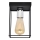 Plafonnier FINN 1xE27/15W/230V noir/chrome brillant