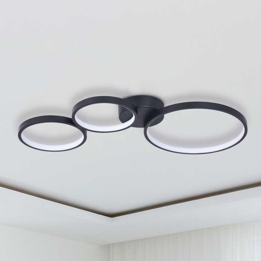Plafonnier FLAMENCO LED/33W/230V 4000K noir