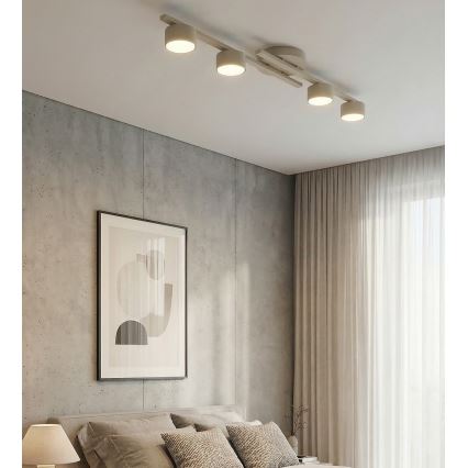 Plafonnier FRAGMENT 4xGX53/12W/230V beige