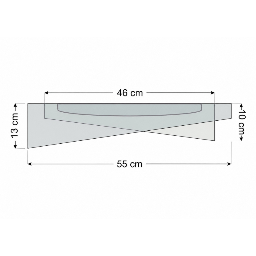 Plafonnier GALAXY MODERN LED/24W/230V Ø 55 cm beige/blanc/or
