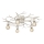 Plafonnier GARNISH 5xE27/15W/230V blanc/patine