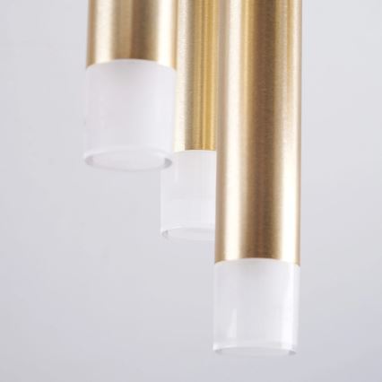 Plafonnier GLAM 9xG9/8W/230V doré