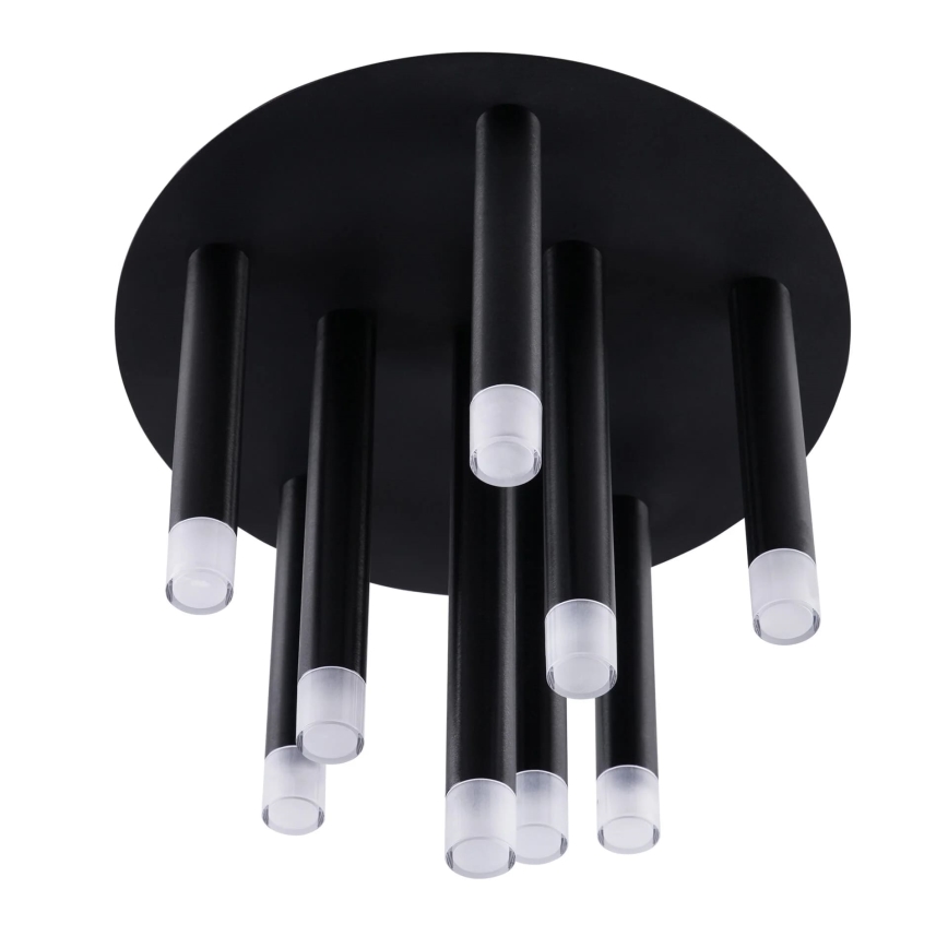 Plafonnier GLAM 9xG9/8W/230V noir