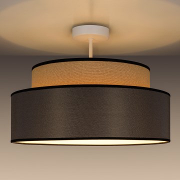Plafonnier GRACE 1xE27/60W/230V beige/marron