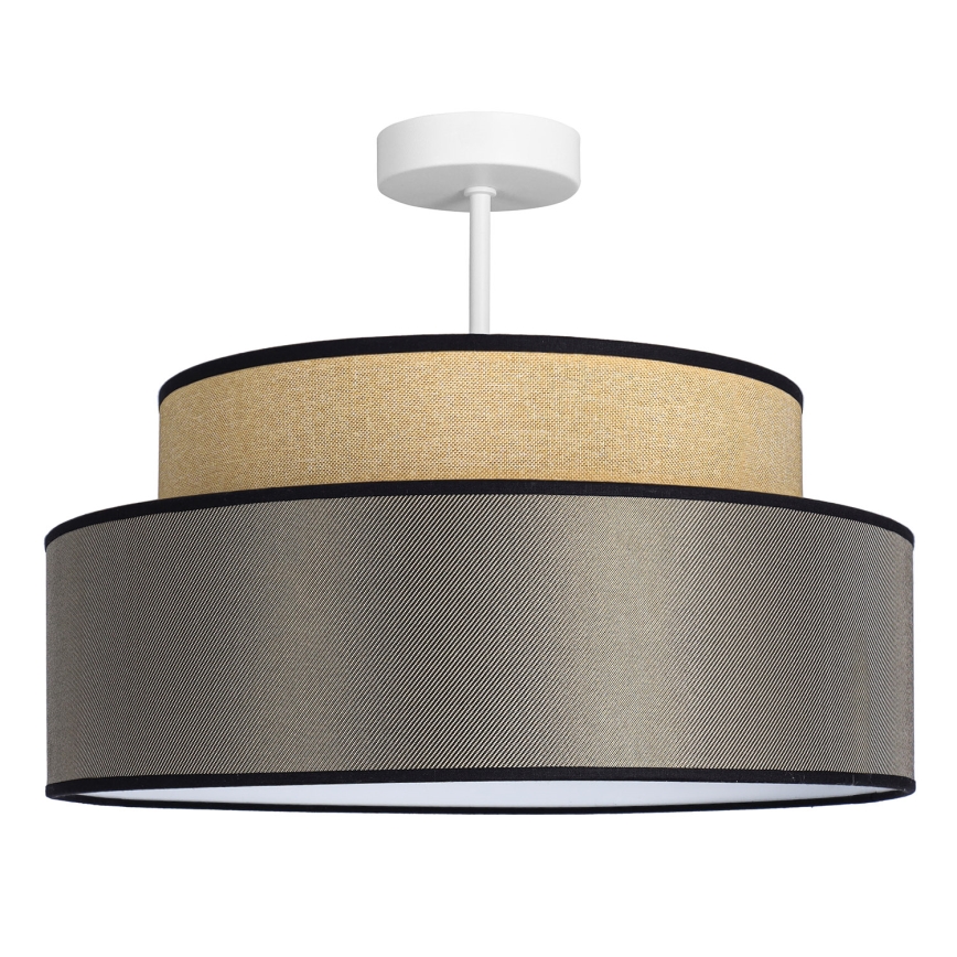 Plafonnier GRACE 1xE27/60W/230V beige/marron