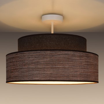 Plafonnier GRACE 1xE27/60W/230V marron/beige