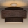 Plafonnier GRACE 1xE27/60W/230V marron/beige