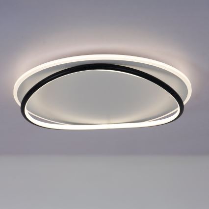 Plafonnier HALO LED, 38 W, 230 V, Ø 50 cm, noir