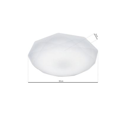 Plafonnier HEX LED/24W/230V