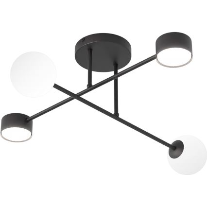 Plafonnier HOLON 2xG9/8W/230V + 2xGX53/12W noir