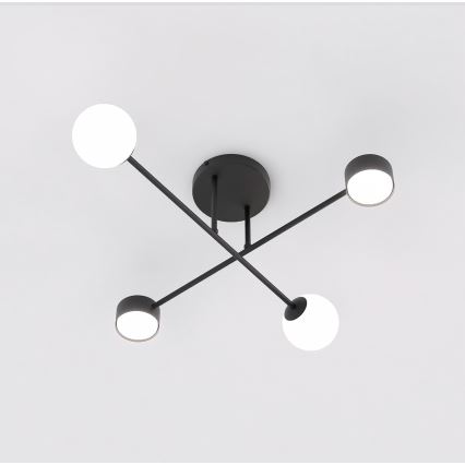 Plafonnier HOLON 2xG9/8W/230V + 2xGX53/12W noir