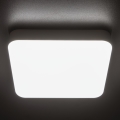Plafonnier industriel avec détecteur de mouvement IPER LED/10W/230V IK10 IP65 carré blanc