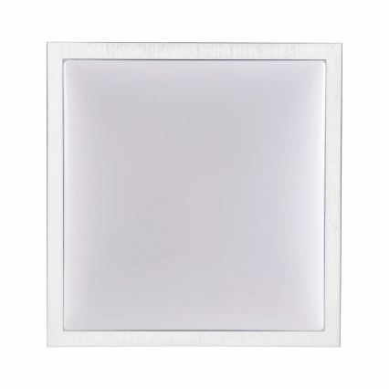 Plafonnier KAZIMIERZ 2xE27/20W/230V 29,5x29,5 cm argent