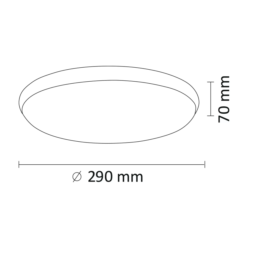 Plafonnier KERN LED/15W/230V d. 29 cm