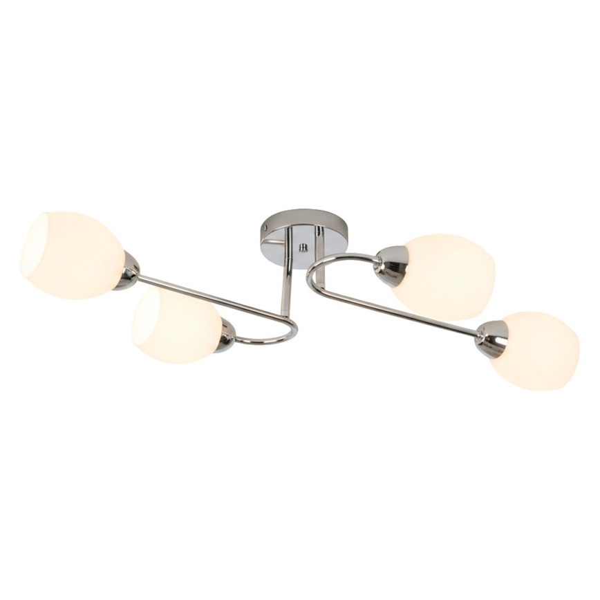 Plafonnier KING 4xE27/15W/230V chrome brillant