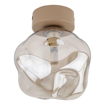 Plafonnier LAVA 1xG9/8W/230V beige/fumé beige