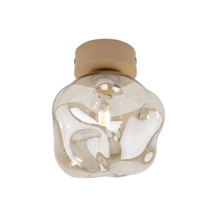 Plafonnier LAVA 1xG9/8W/230V beige/fumé beige