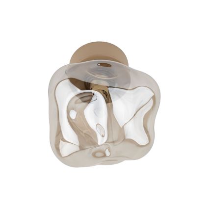 Plafonnier LAVA 1xG9/8W/230V beige/fumé beige
