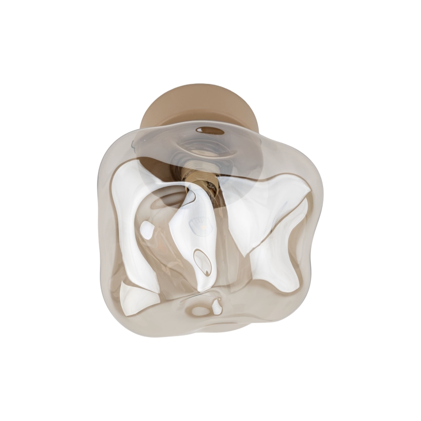 Plafonnier LAVA 1xG9/8W/230V beige/fumé beige