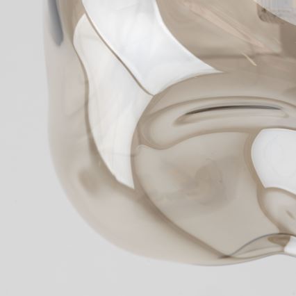 Plafonnier LAVA 1xG9/8W/230V beige/fumé beige