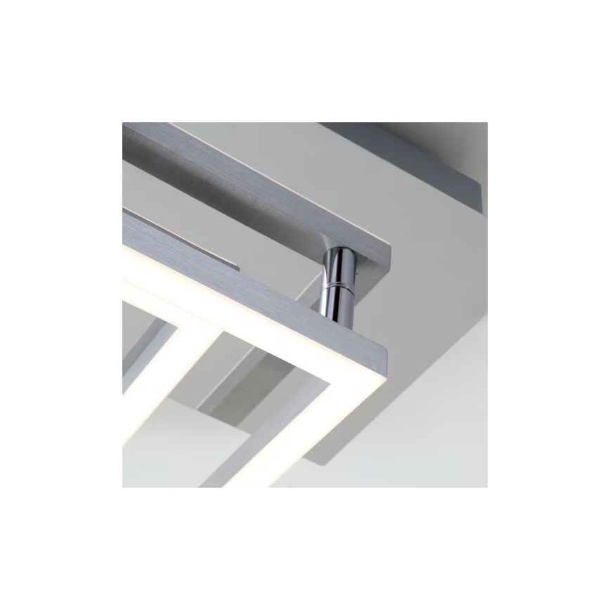 Plafonnier LED 10W/230V 3000K chrome mat