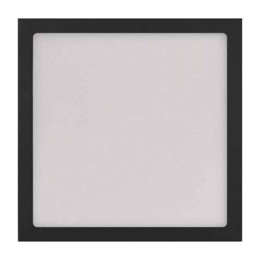 Plafonnier NEXXO LED/12,5W/230V 3000/3500/4000K 17x17 cm noir