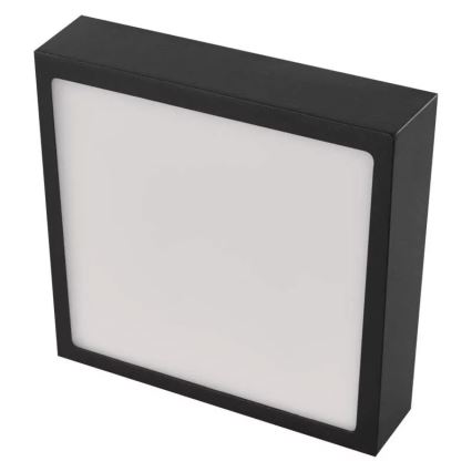 Plafonnier NEXXO LED/12,5W/230V 3000/3500/4000K 17x17 cm noir