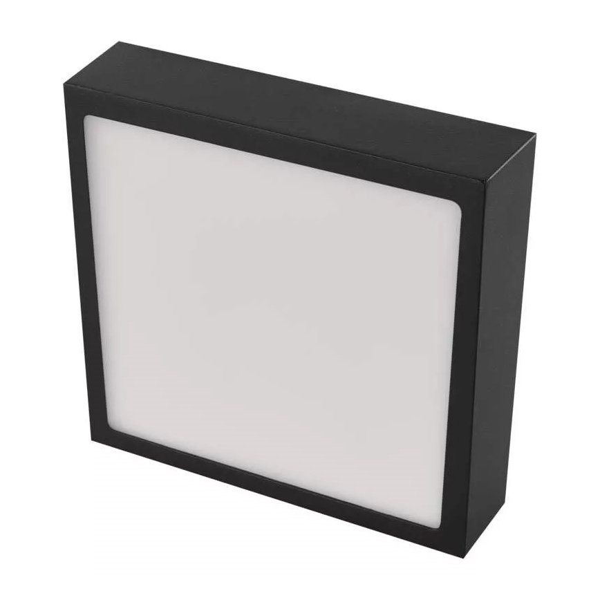 Plafonnier NEXXO LED/12,5W/230V 3000/3500/4000K 17x17 cm noir