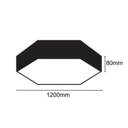 Plafonnier LED/120W/230V 4000K d. 120 cm