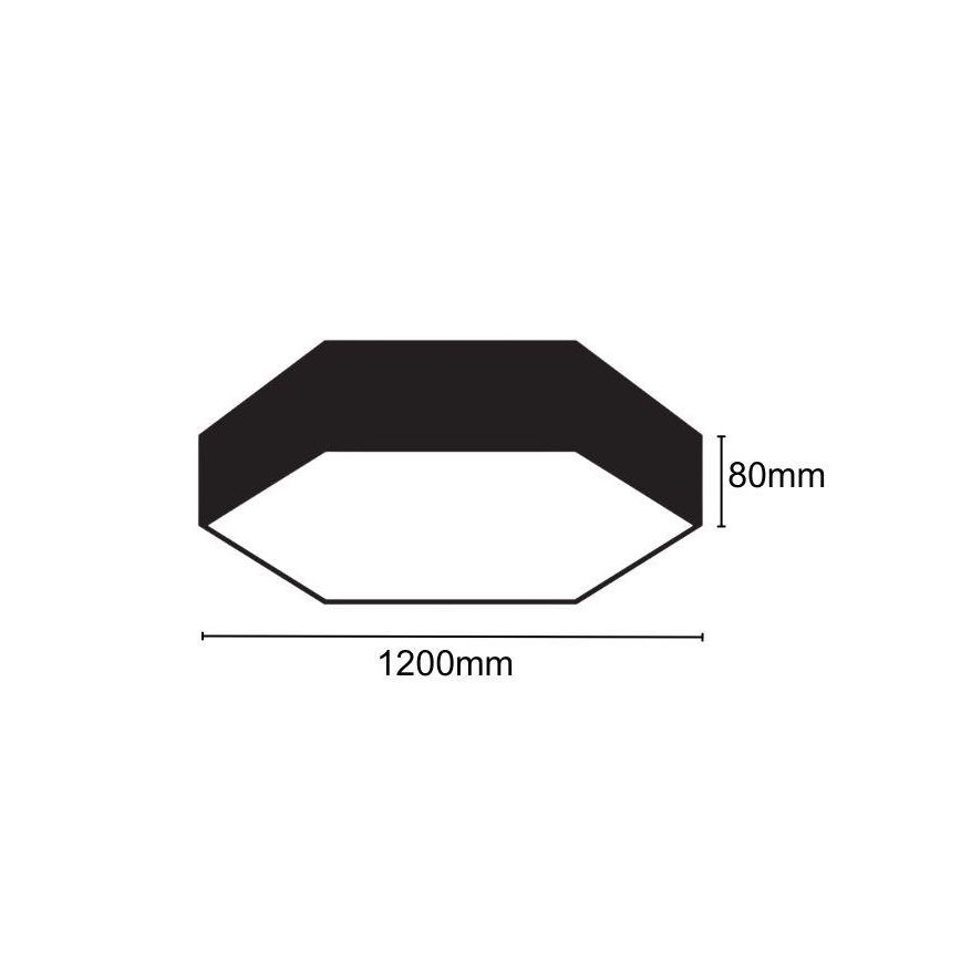 Plafonnier LED/120W/230V 4000K d. 120 cm