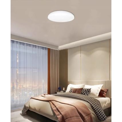 Plafonnier LED/12W/230V 4000K d. 21,5 cm blanc