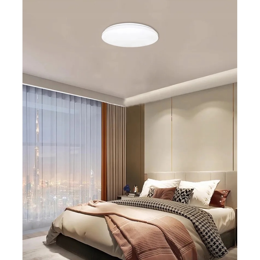 Plafonnier LED/12W/230V 4000K d. 21,5 cm blanc
