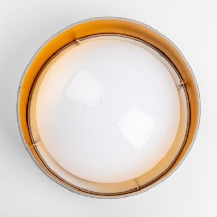 Plafonnier LED 12W 230V Ø 32 cm taupe/doré