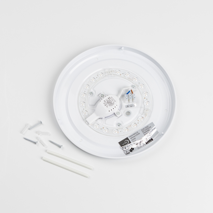 Plafonnier LED 12W 230V Ø 32 cm taupe/doré