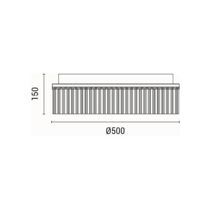Plafonnier LED/18W/230V 3000K
