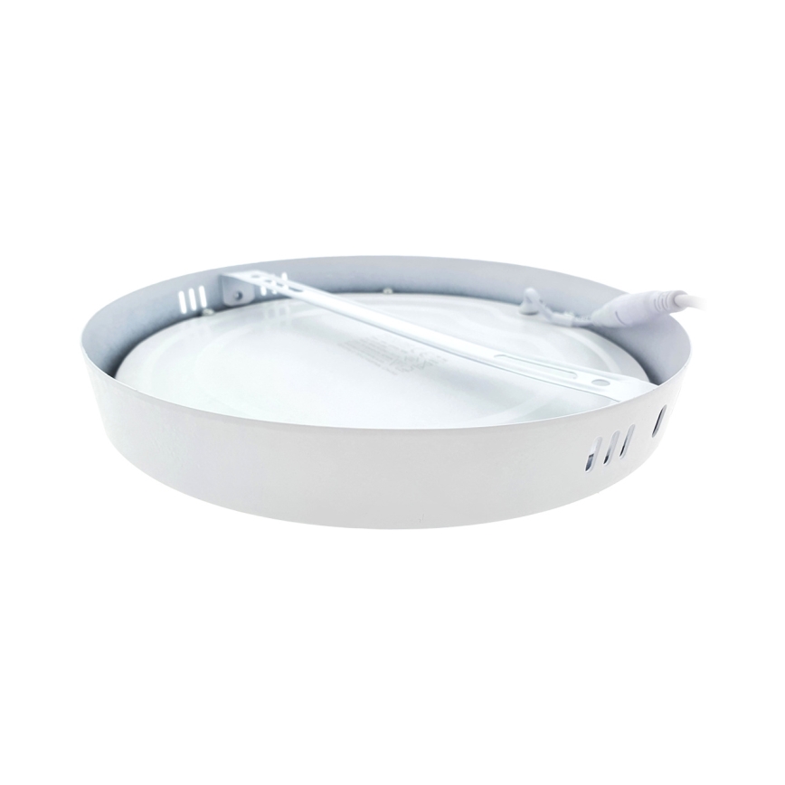 Plafonnier LED/18W/230V 4200K d. 21 cm blanc