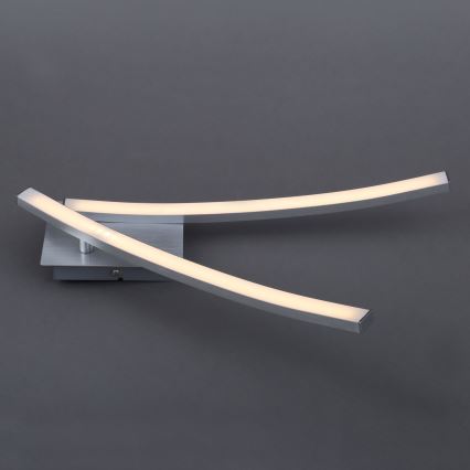 Plafonnier LED 2xLED/6W/230V 3000K chrome mat