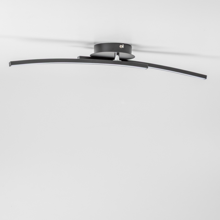 Plafonnier LED 2xLED/6W/230V noir