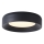 Plafonnier LED/30W/230V 3000K noir d. 40 cm