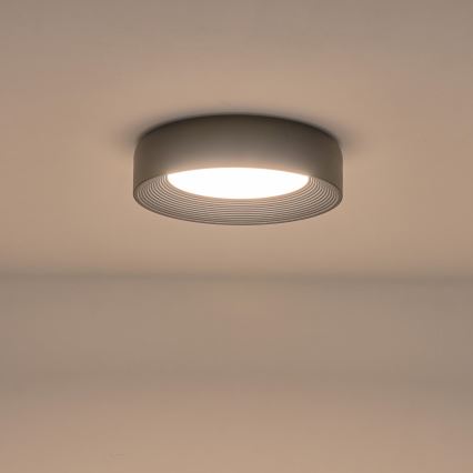 Plafonnier LED/30W/230V 3000K noir d. 40 cm