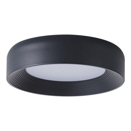 Plafonnier LED/30W/230V 3000K noir d. 40 cm