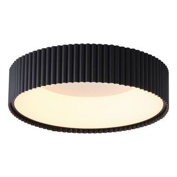 Plafonnier LED/30W/230V 3000K noir d. 46 cm