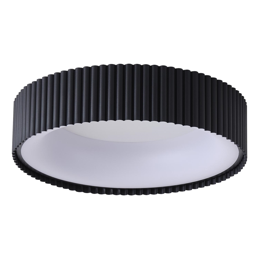 Plafonnier LED/30W/230V 3000K noir d. 46 cm