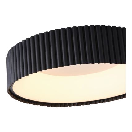 Plafonnier LED/30W/230V 3000K noir d. 46 cm