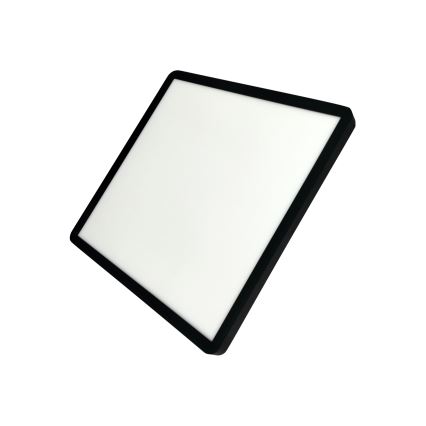 Plafonnier LED/32W/230V 3000/4000/6500K 40x40 cm noir
