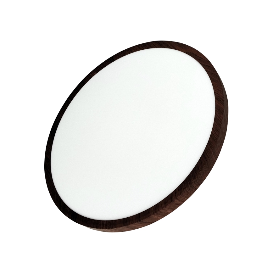 Plafonnier LED/32W/230V 3000/4000/6500K Ø 40 cm marron