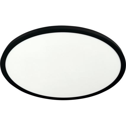 Plafonnier LED 32W/230V, 3000/4000/6500K, Ø 40 cm, noir