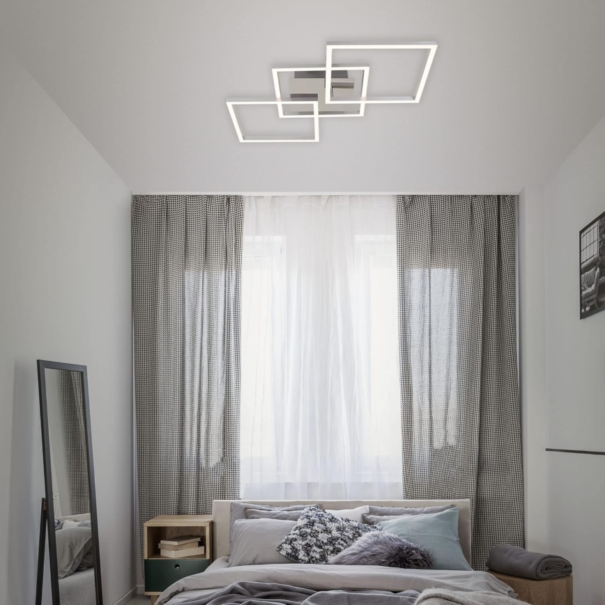 Plafonnier LED/33W/230V 3000K chrome mat