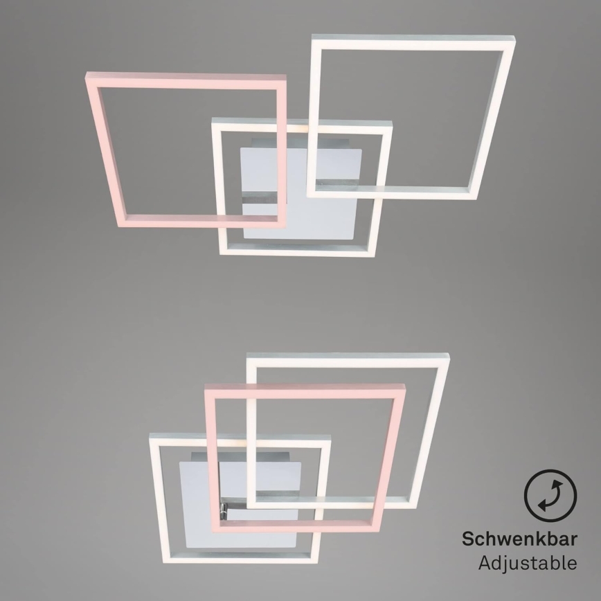 Plafonnier LED/33W/230V 3000K chrome mat